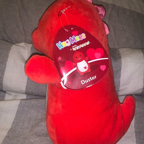 NWT 10” Duster the Red Dinosaur Hugmee Squishmallow—Valentines Day Collection - Picture 3 of 5